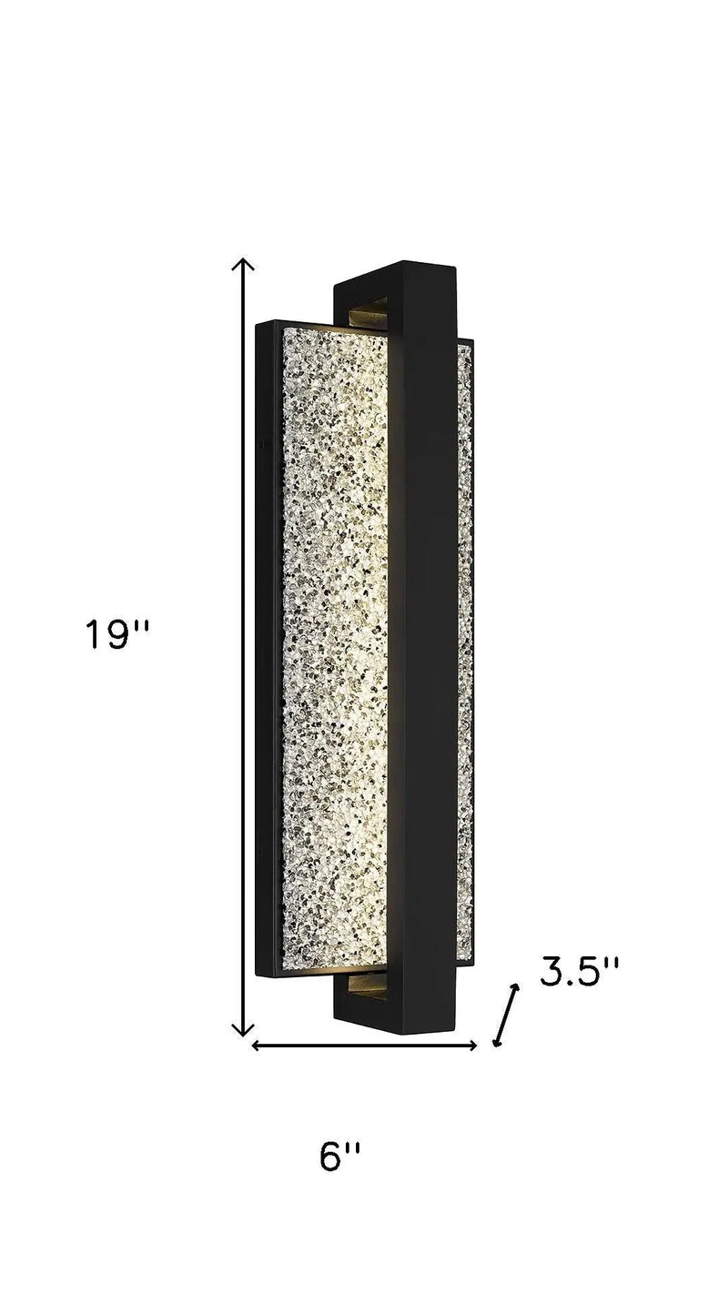 Black LED Dimmable Outdoor Hanging Light Homeroots Outdoor
