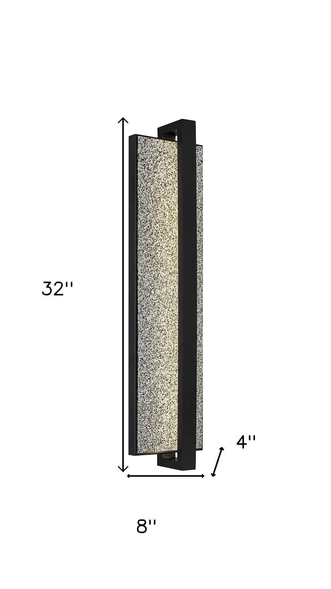Black LED Dimmable Outdoor Hanging Light Homeroots Outdoor
