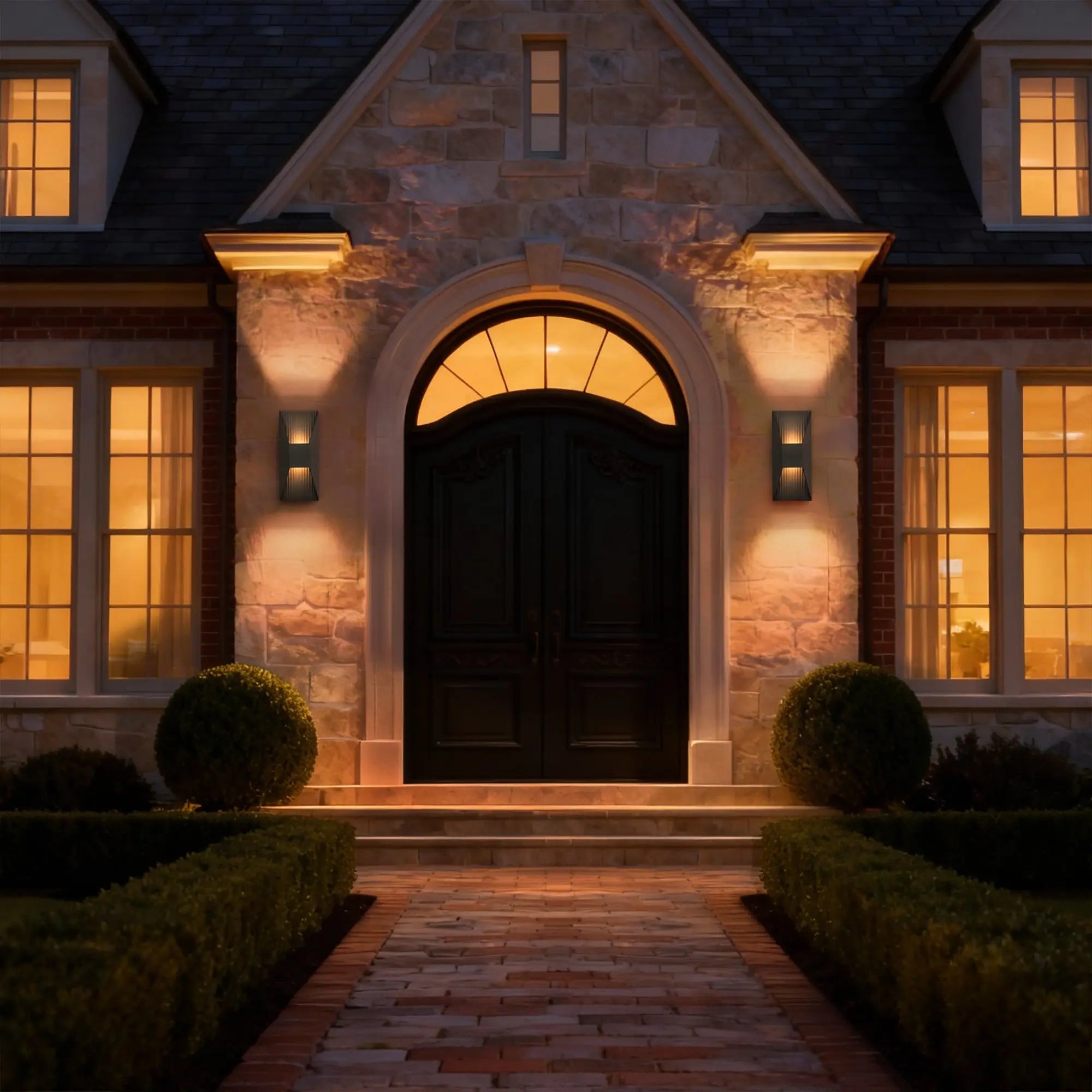 Black LED Dimmable Outdoor Hanging Light Homeroots Outdoor