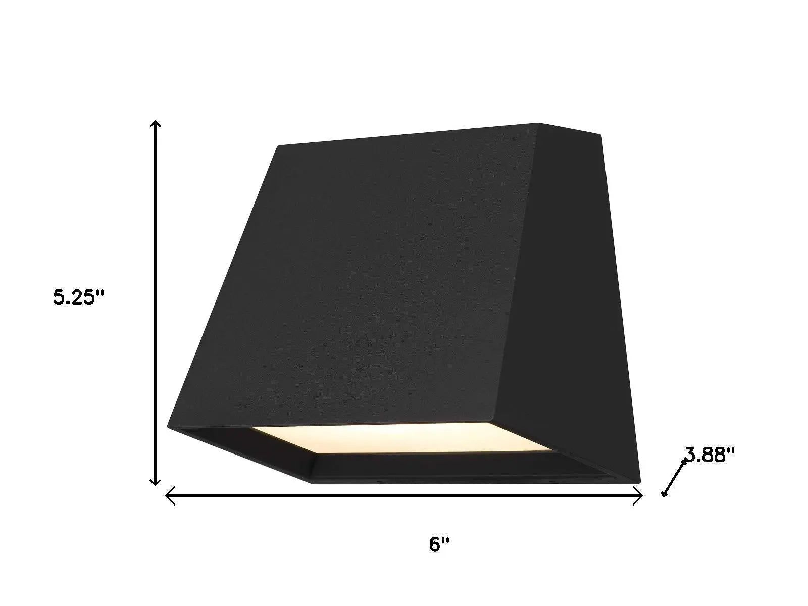 Black LED Dimmable Outdoor Hanging Light Homeroots Outdoor