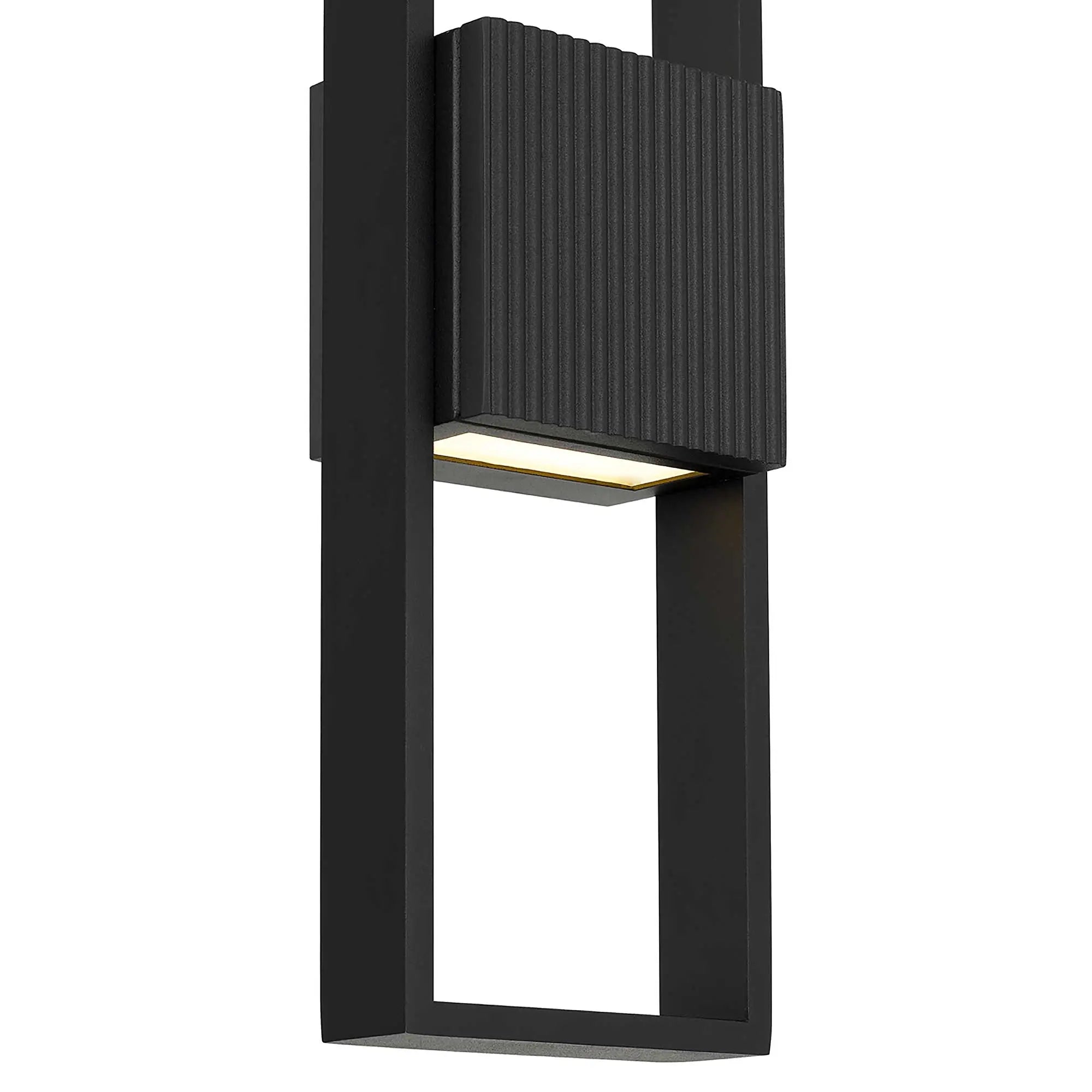 Black LED Dimmable Outdoor Hanging Light Homeroots Outdoor