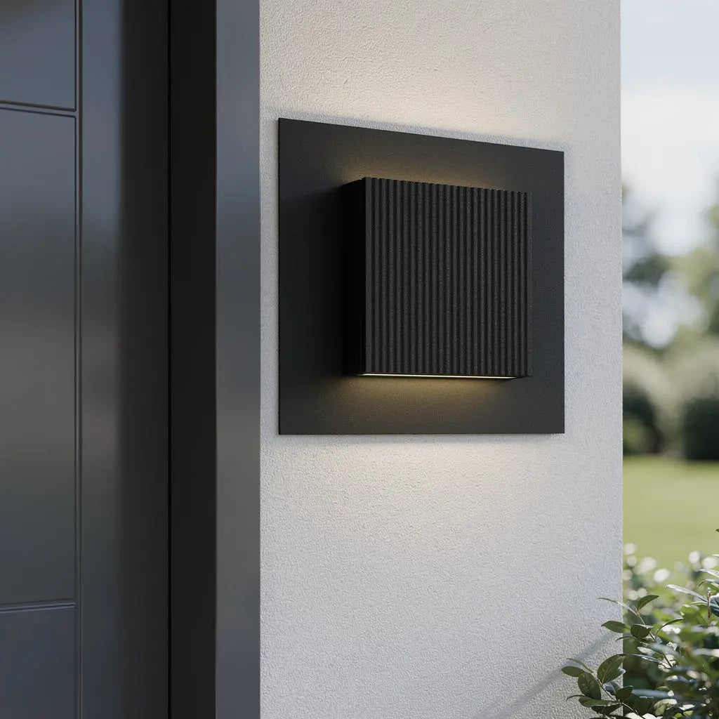Black LED Dimmable Outdoor Hanging Light Homeroots Outdoor