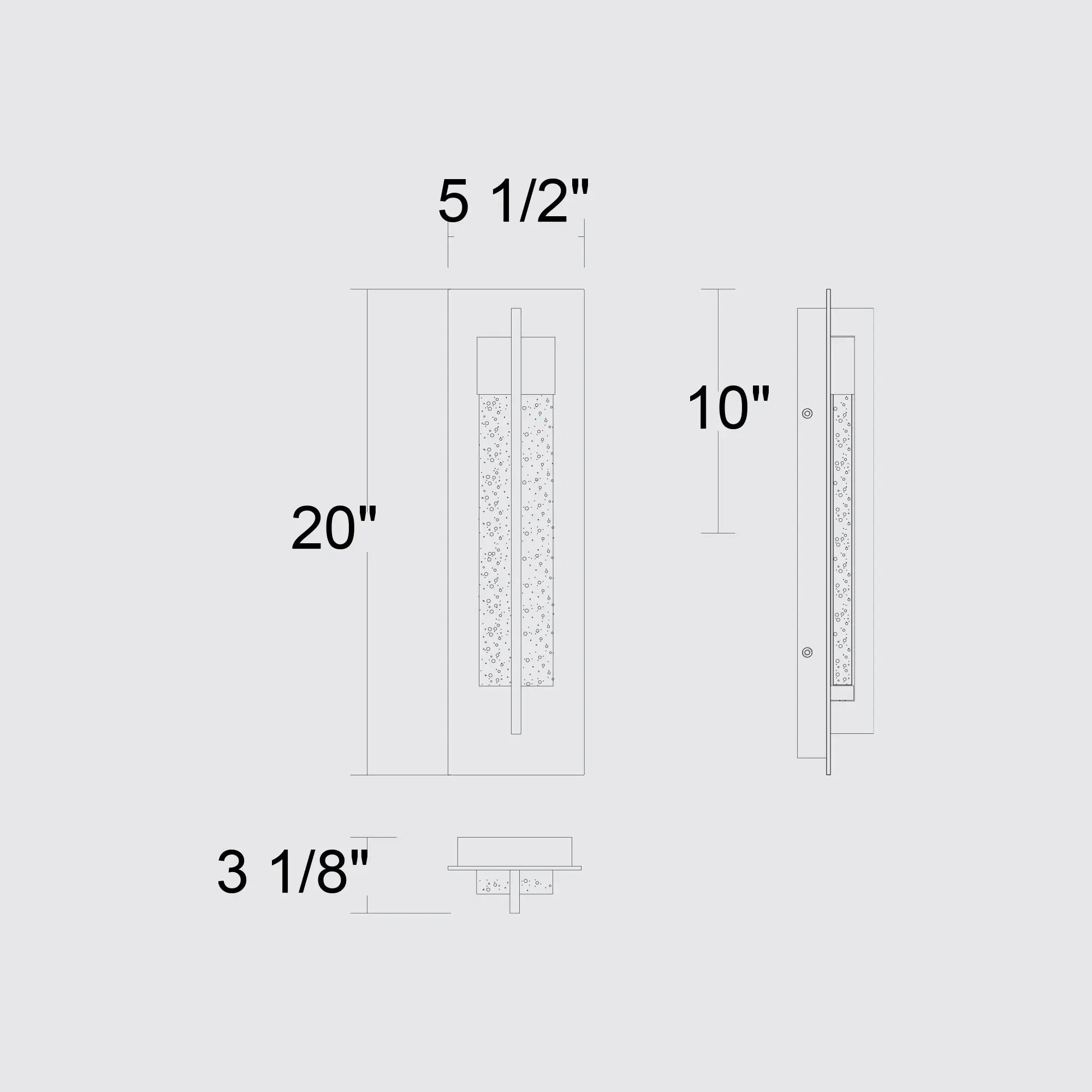 Black LED Dimmable Outdoor Hanging Light Homeroots Outdoor