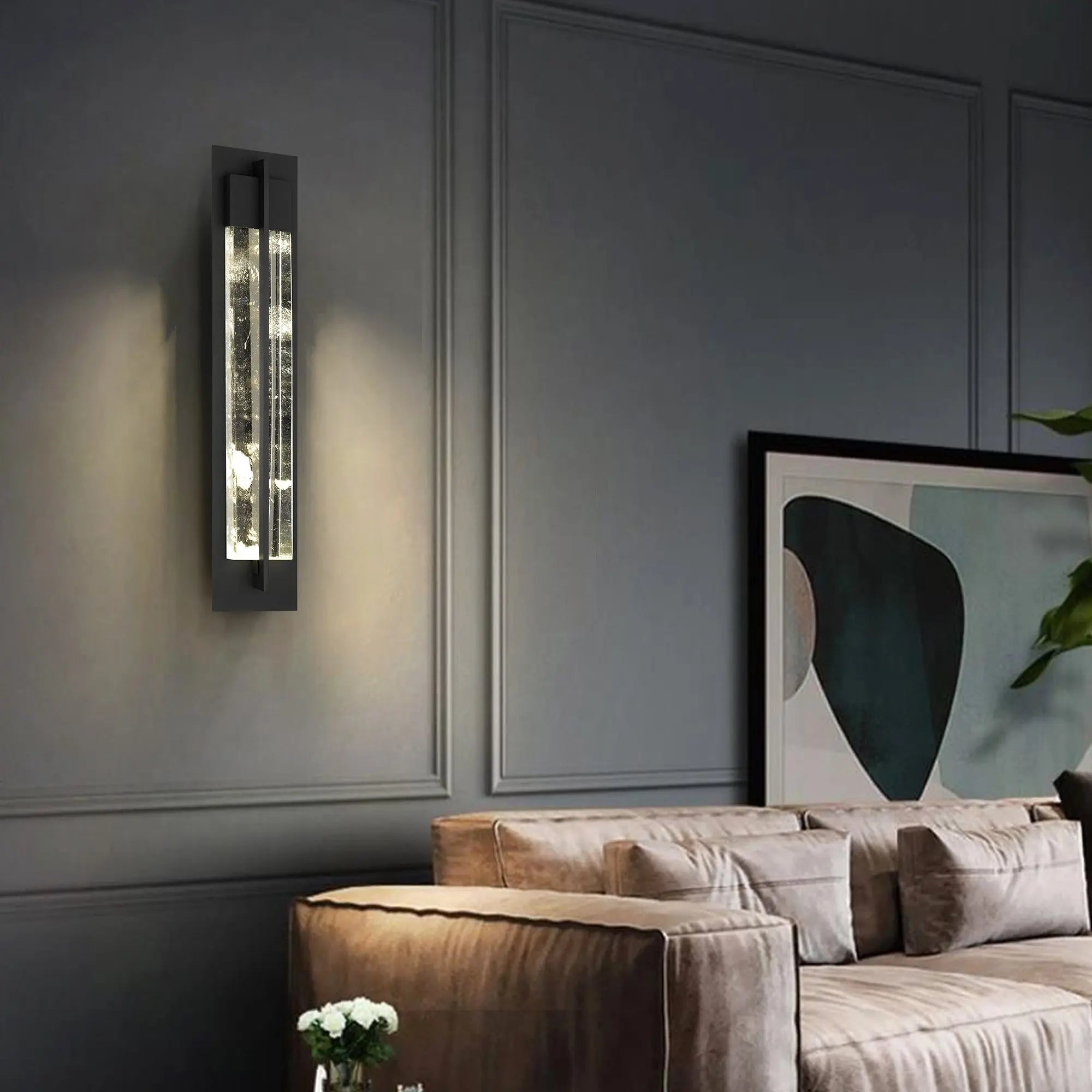 Black LED Dimmable Outdoor Hanging Light Homeroots Outdoor