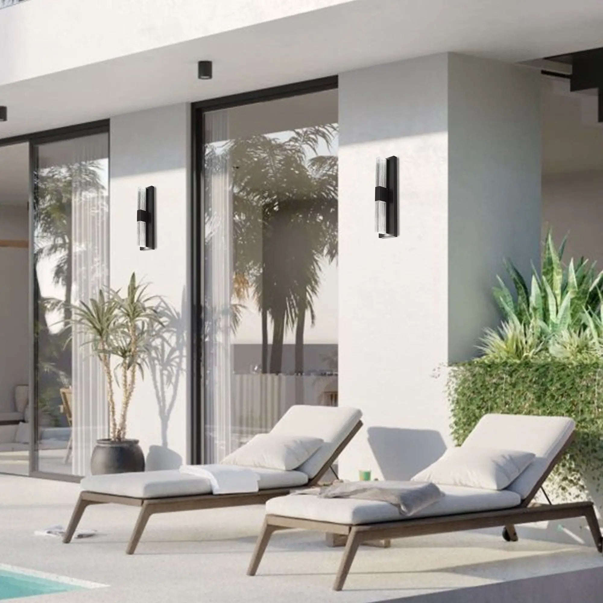 Black LED Dimmable Outdoor Hanging Light Homeroots Outdoor