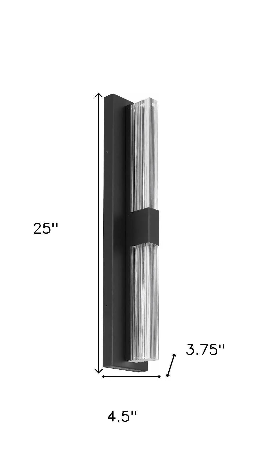 Black LED Dimmable Outdoor Hanging Light Homeroots Outdoor