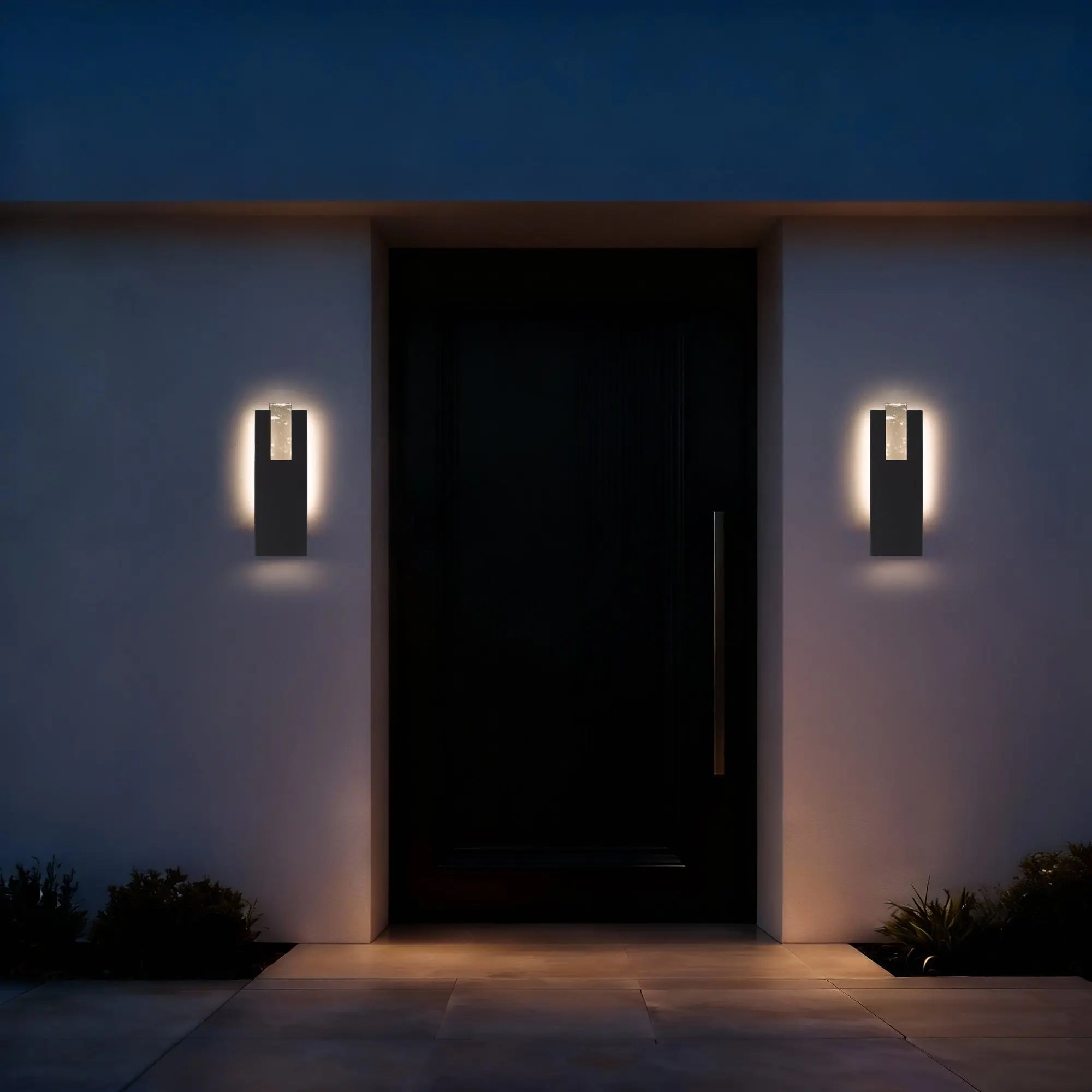 Black LED Dimmable Outdoor Hanging Light Homeroots Outdoor