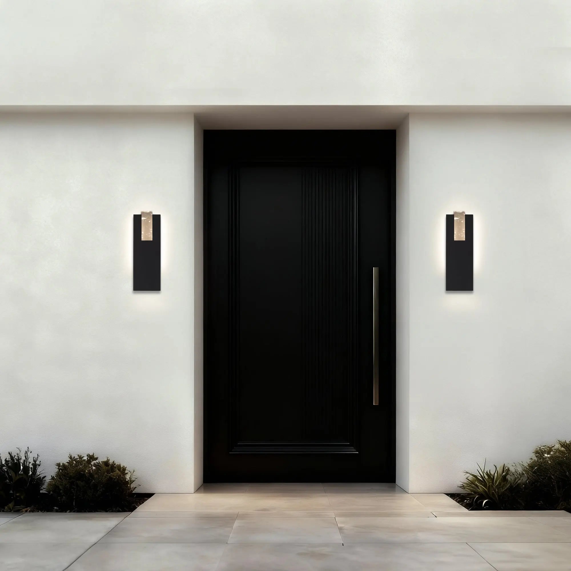 Black LED Dimmable Outdoor Hanging Light Homeroots Outdoor