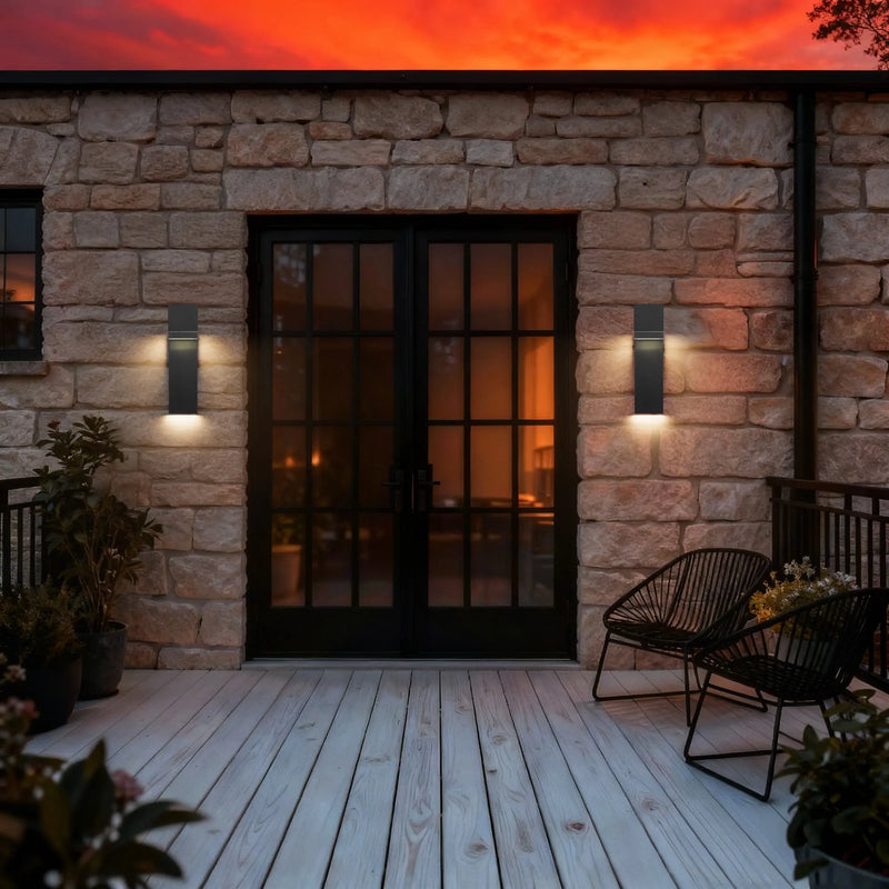 Black LED Dimmable Outdoor Hanging Light Homeroots Outdoor