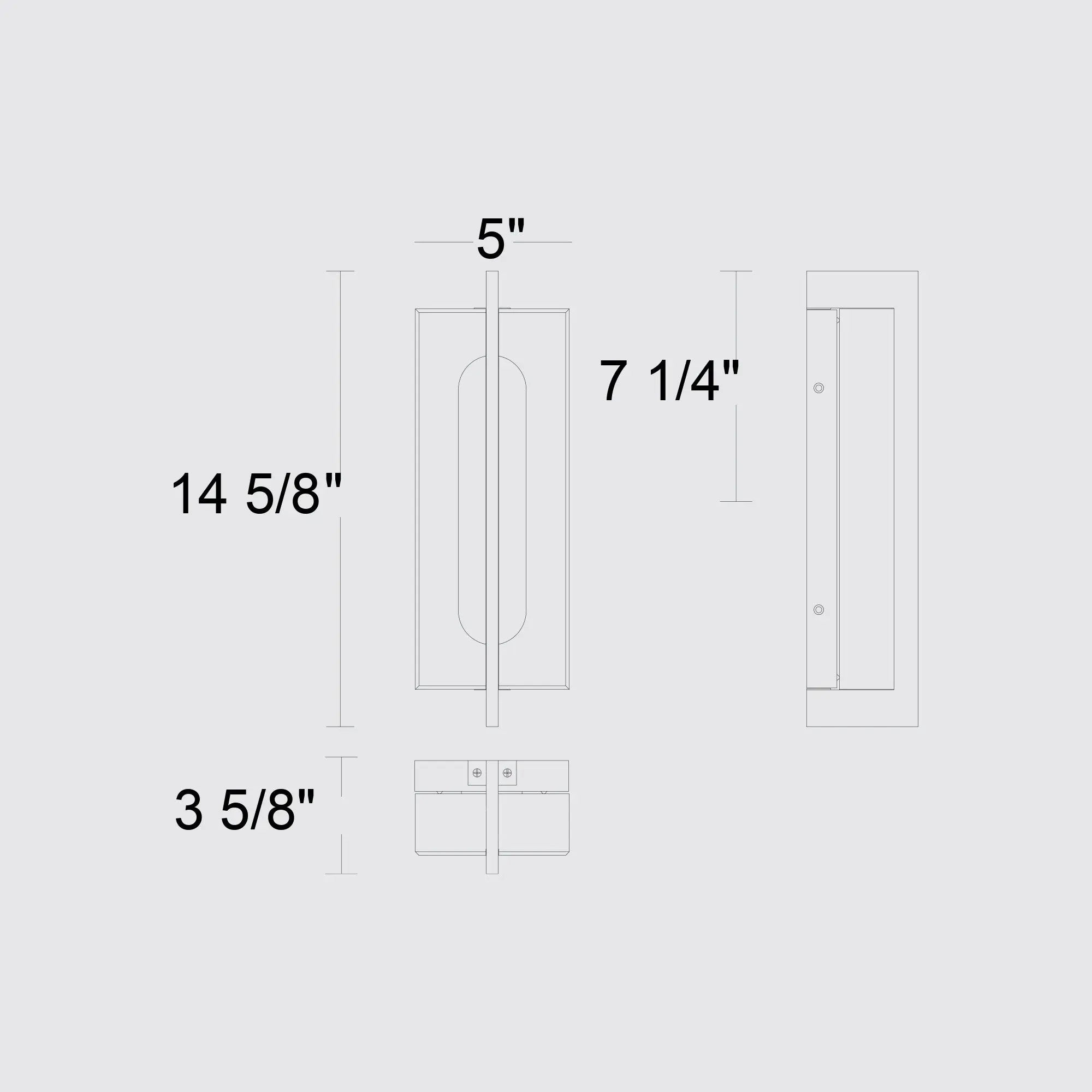 Black LED Dimmable Outdoor Hanging Light Homeroots Outdoor