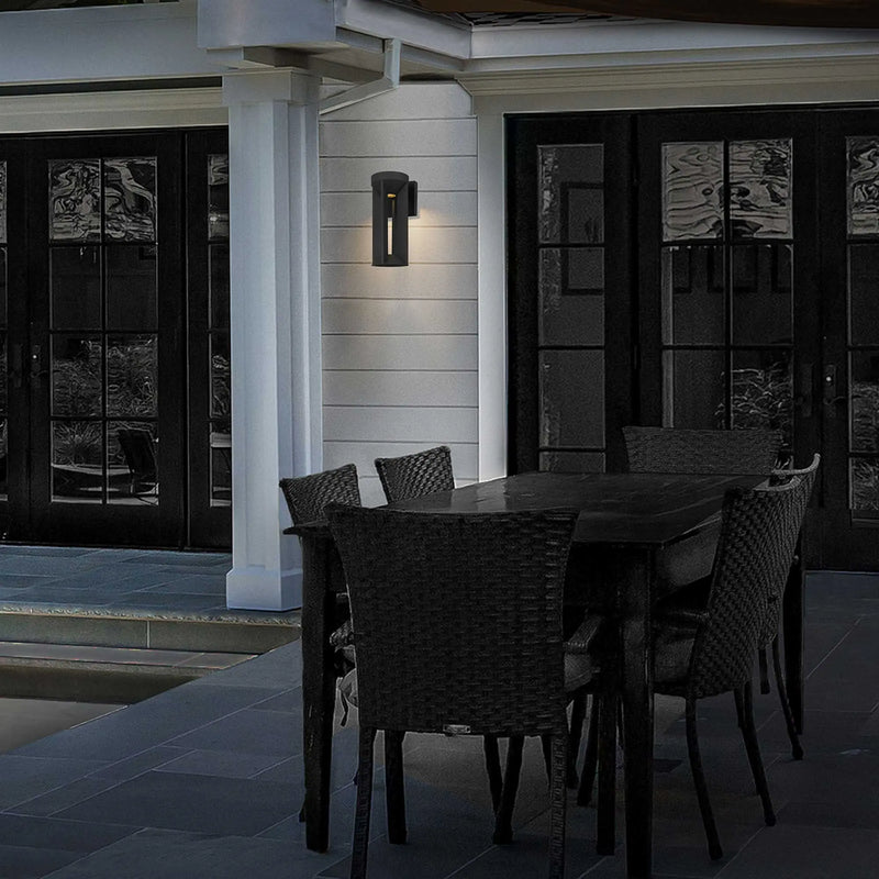 Black LED Dimmable Outdoor Hanging Light Homeroots Outdoor