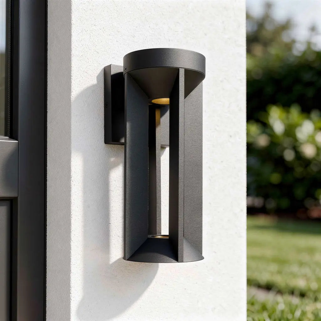 Black LED Dimmable Outdoor Hanging Light Homeroots Outdoor