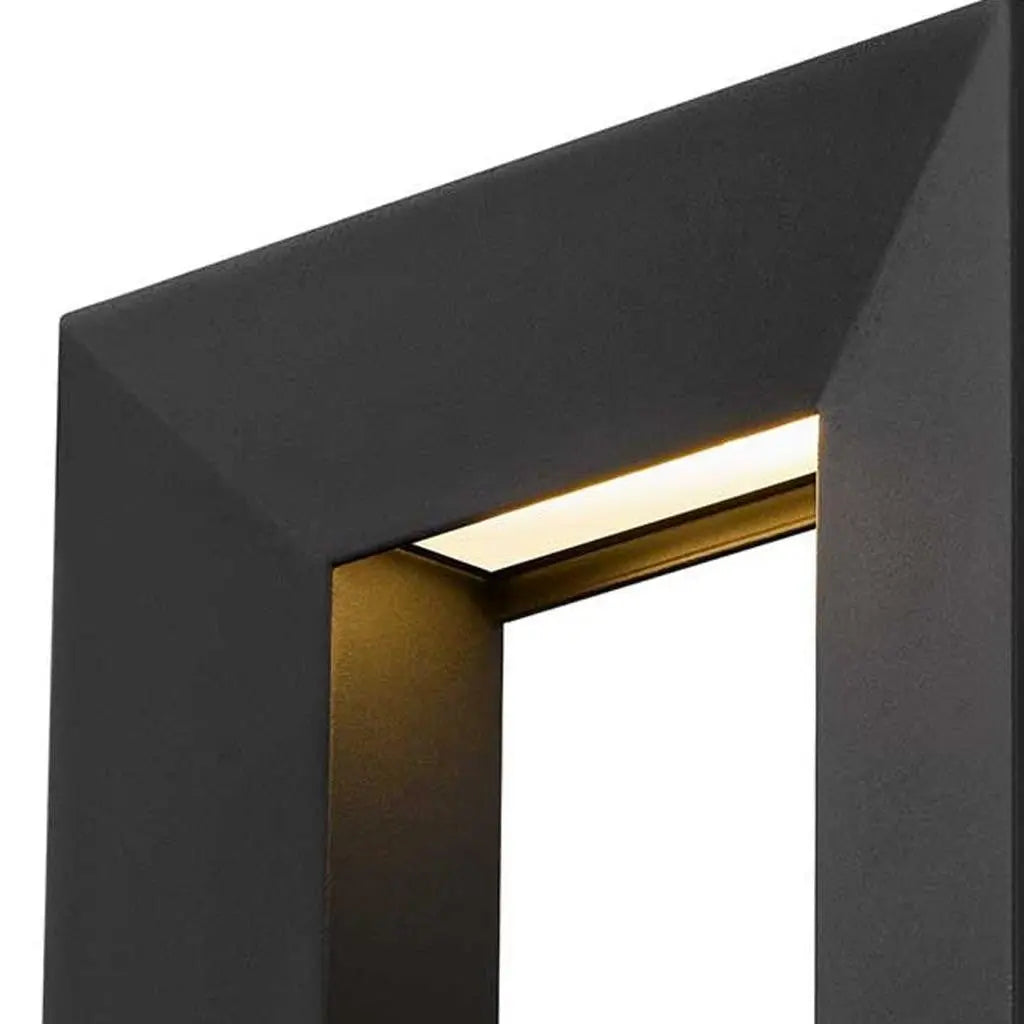 Black LED Dimmable Outdoor Hanging Light Homeroots Outdoor