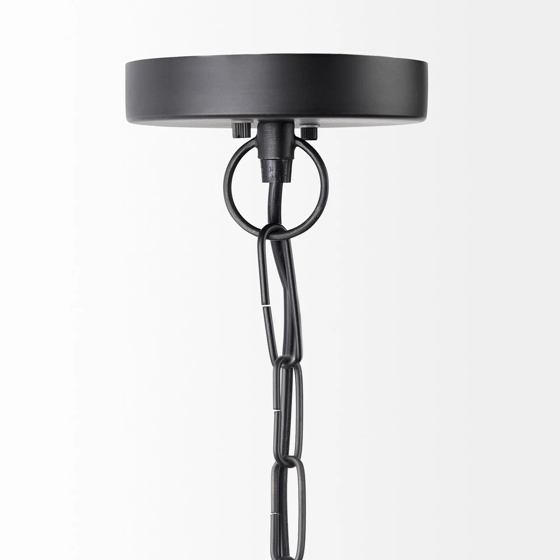 Black Metal Sphere Pendant Hanging Light Homeroots Lighting