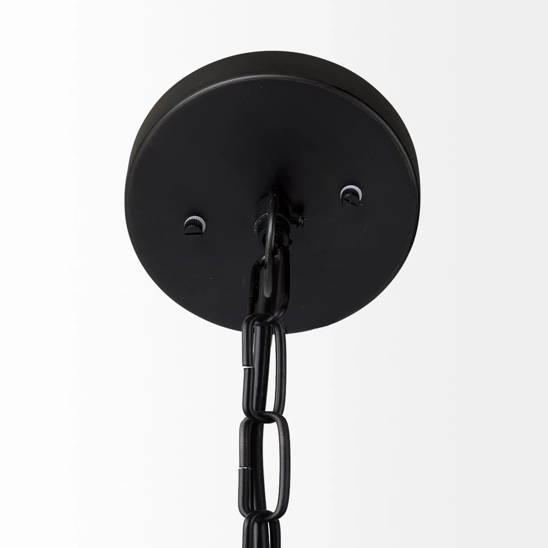 Black Metal Sphere Pendant Hanging Light Homeroots Lighting