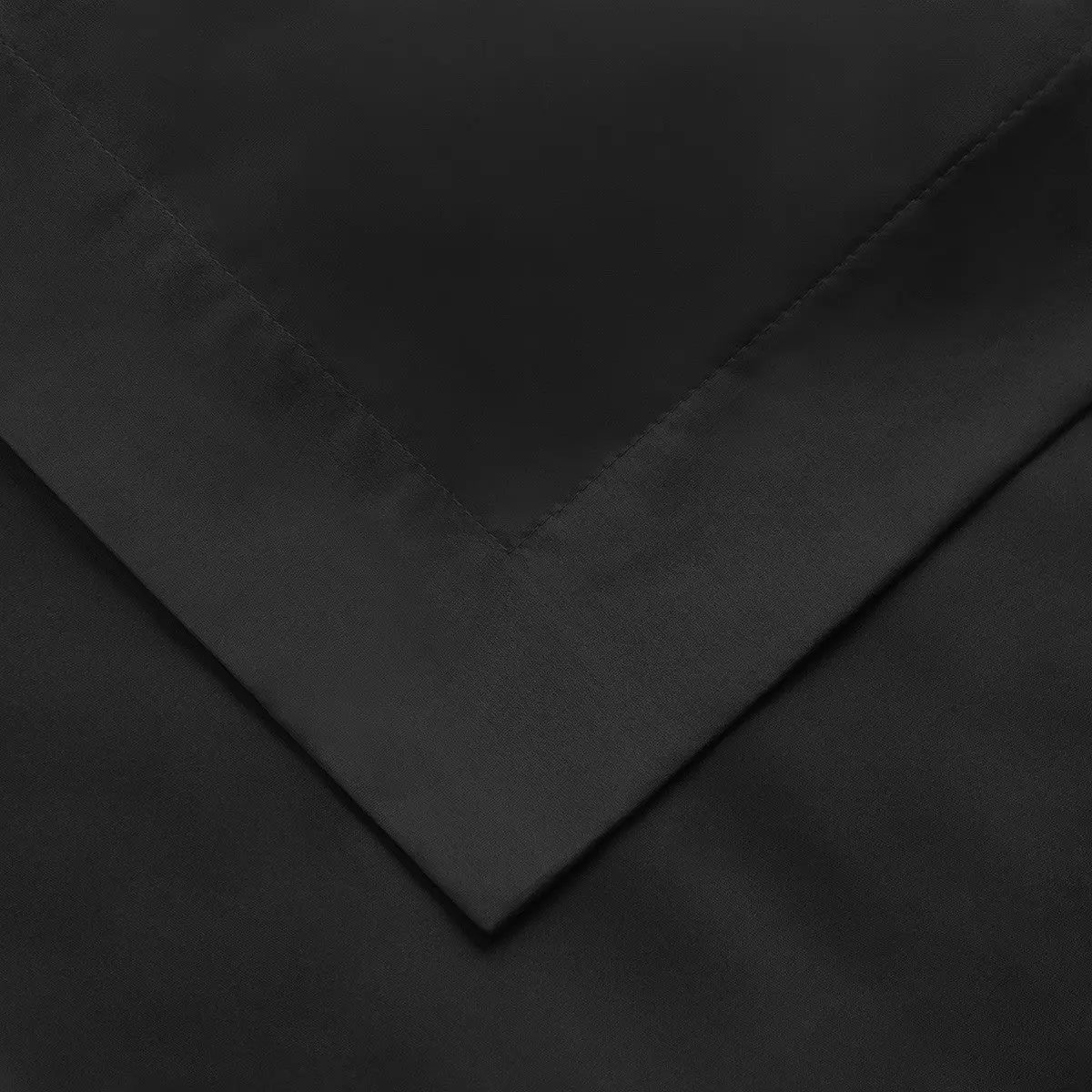 Black Queen Cotton Blend 650 Thread Count Washable Duvet Cover Set Homeroots Bed & Bath