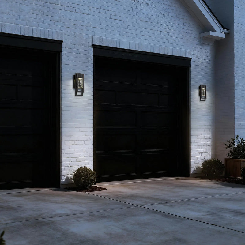 Black Seeded LED Dimmable Outdoor Hanging Light Homeroots Outdoor