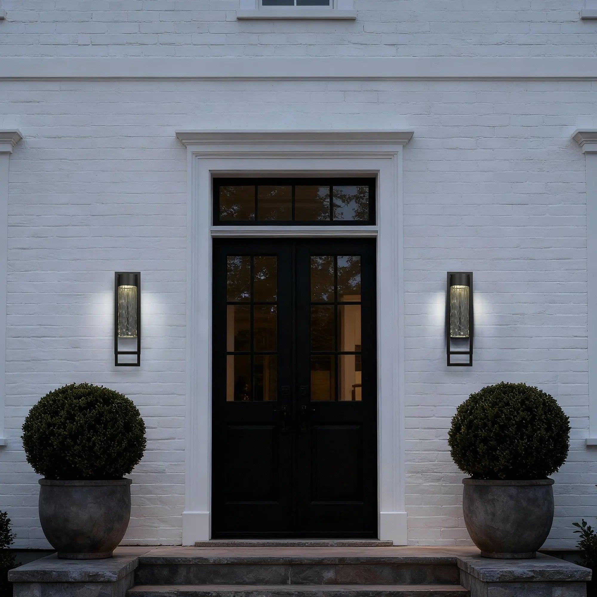 Black Seeded LED Dimmable Outdoor Hanging Light Homeroots Outdoor