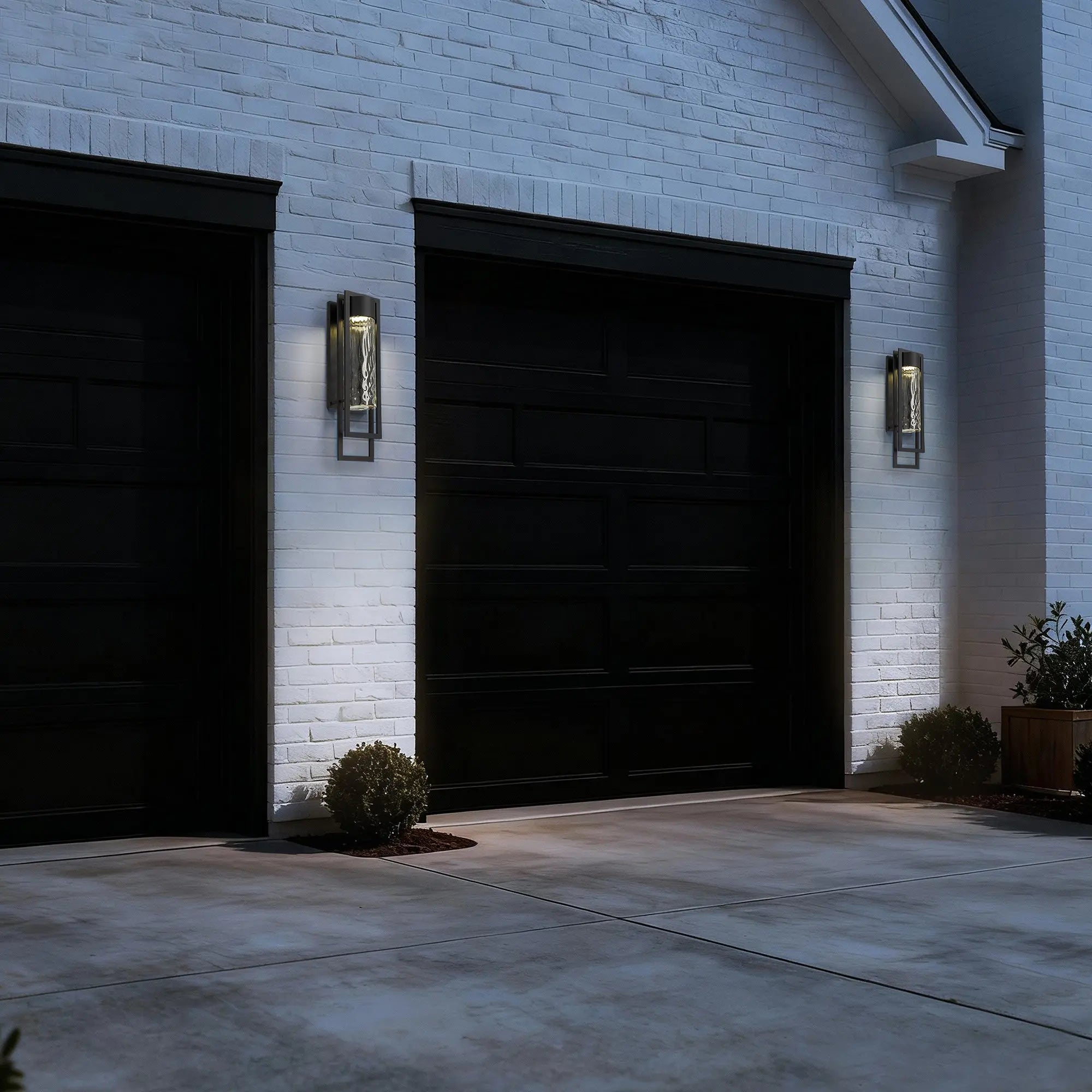 Black Seeded LED Dimmable Outdoor Hanging Light Homeroots Outdoor