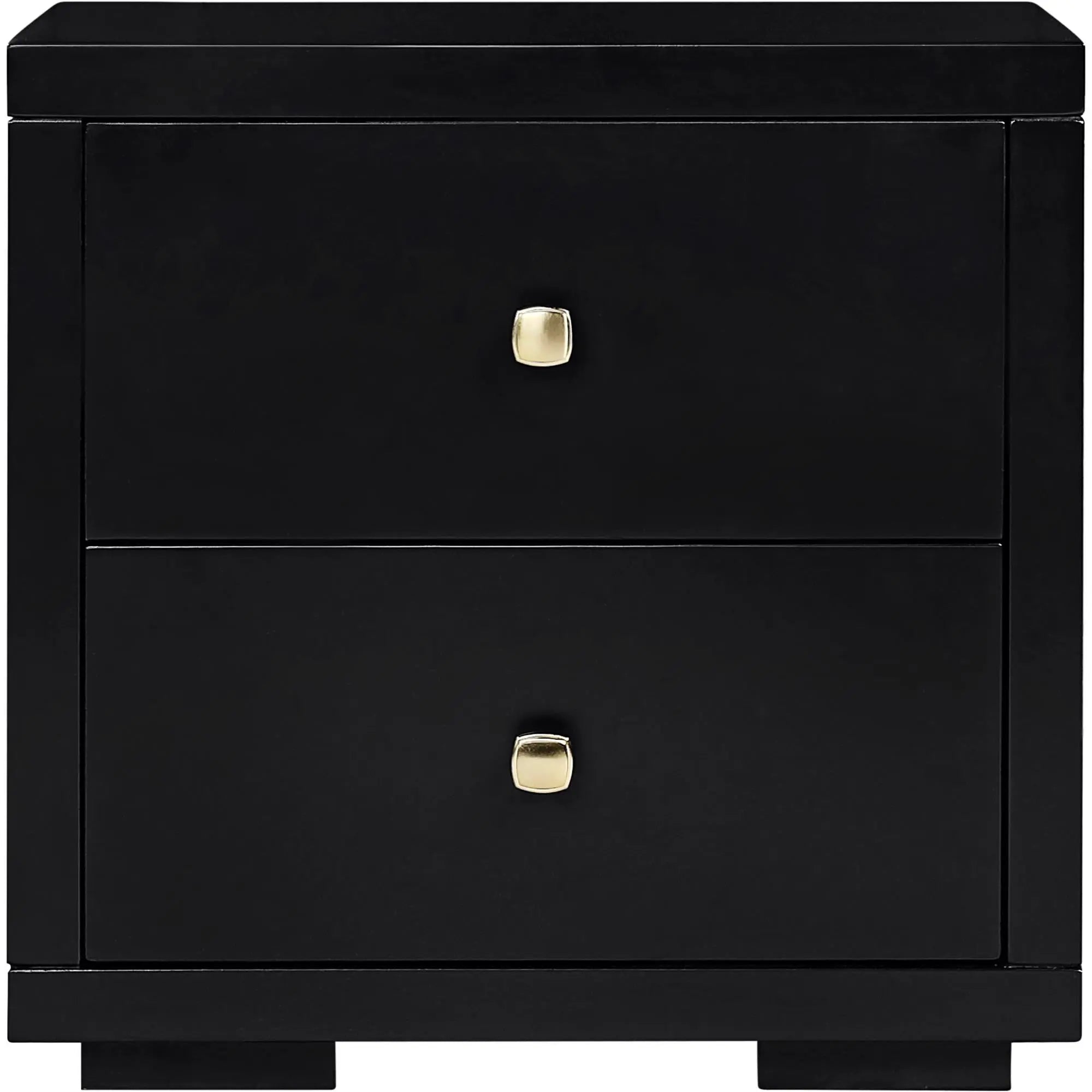 Black Solid Wood King Bed Frame With Drawers Homeroots Bed & Bath