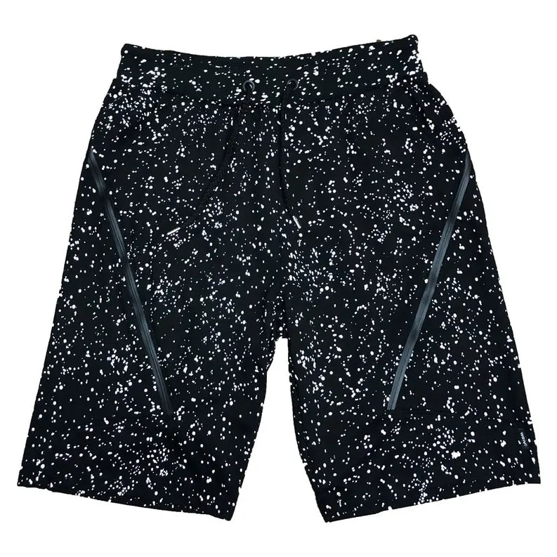 Black Splatter Logo Shorts WEIV