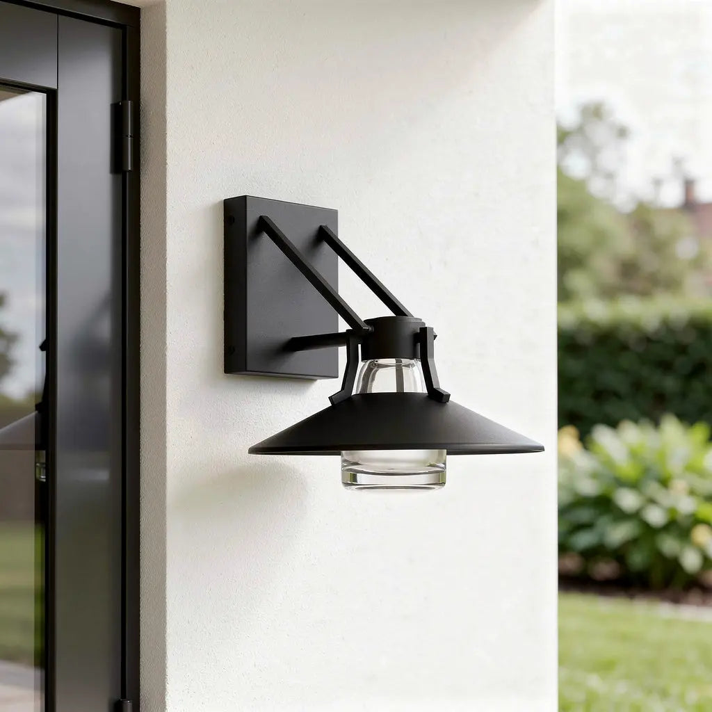 Black Transparent LED Dimmable Outdoor Hanging Light Homeroots Outdoor