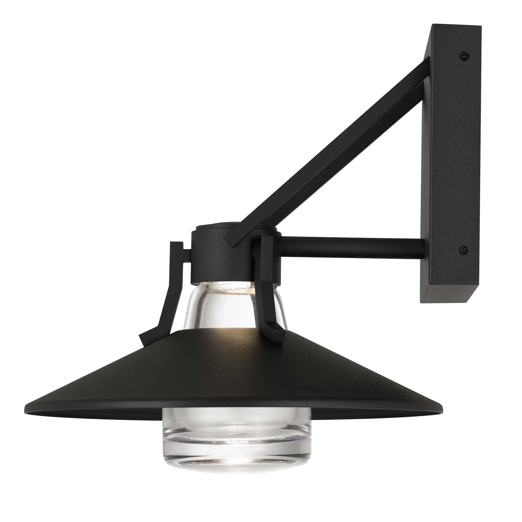Black Transparent LED Dimmable Outdoor Hanging Light Homeroots Outdoor