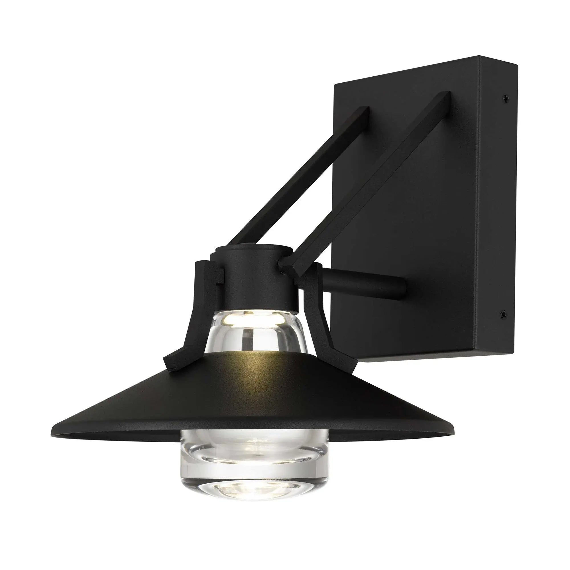 Black Transparent LED Dimmable Outdoor Hanging Light Homeroots Outdoor
