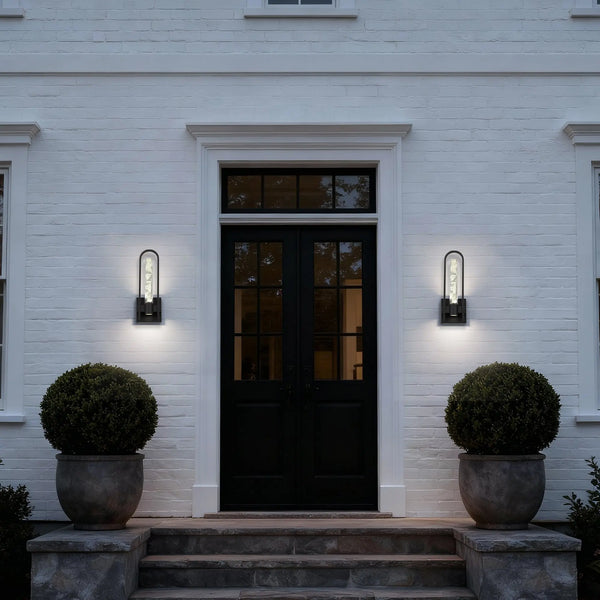 Black Transparent LED Dimmable Outdoor Hanging Light Homeroots Outdoor