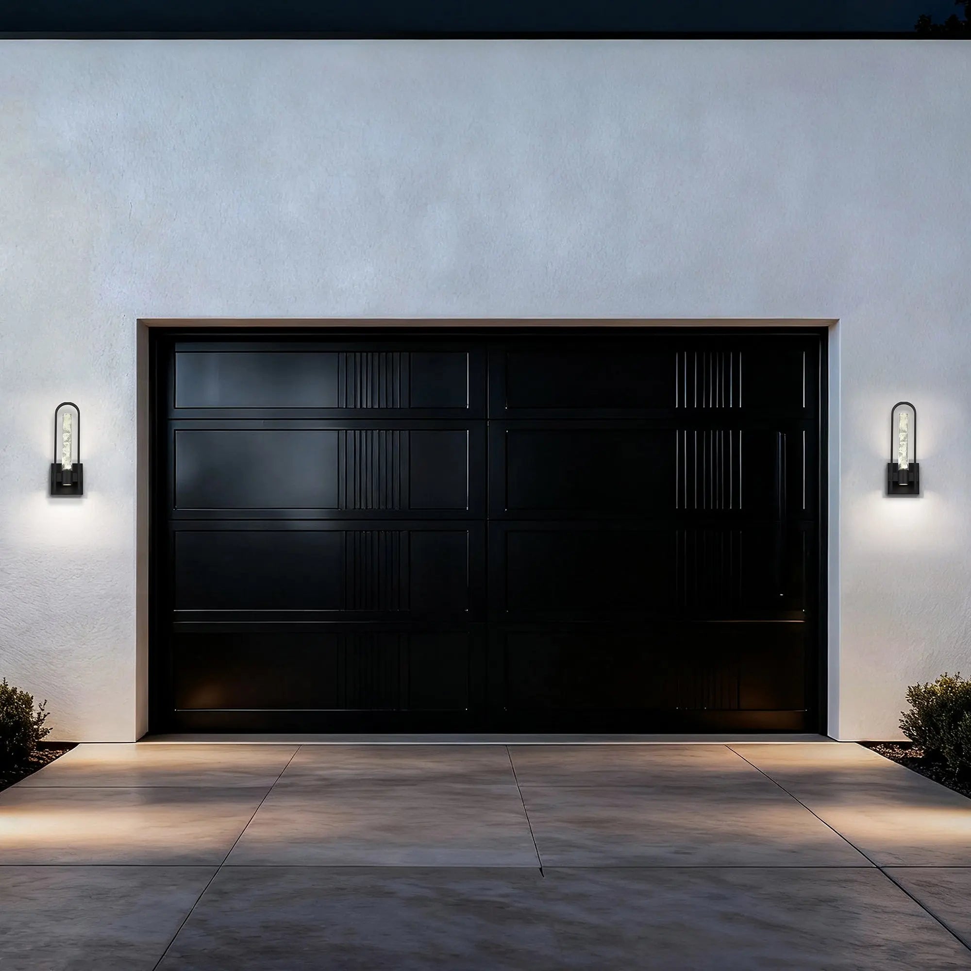 Black Transparent LED Dimmable Outdoor Hanging Light Homeroots Outdoor