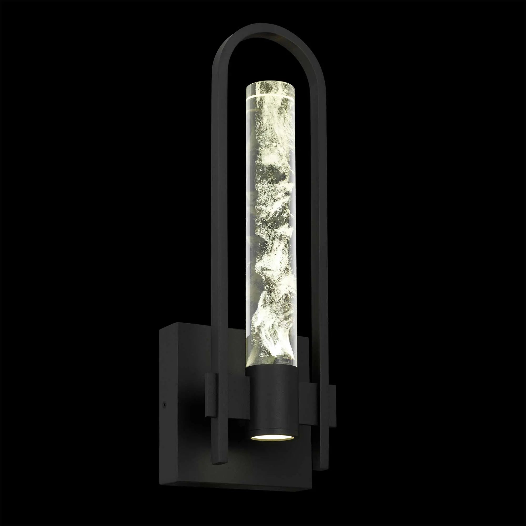 Black Transparent LED Dimmable Outdoor Hanging Light Homeroots Outdoor