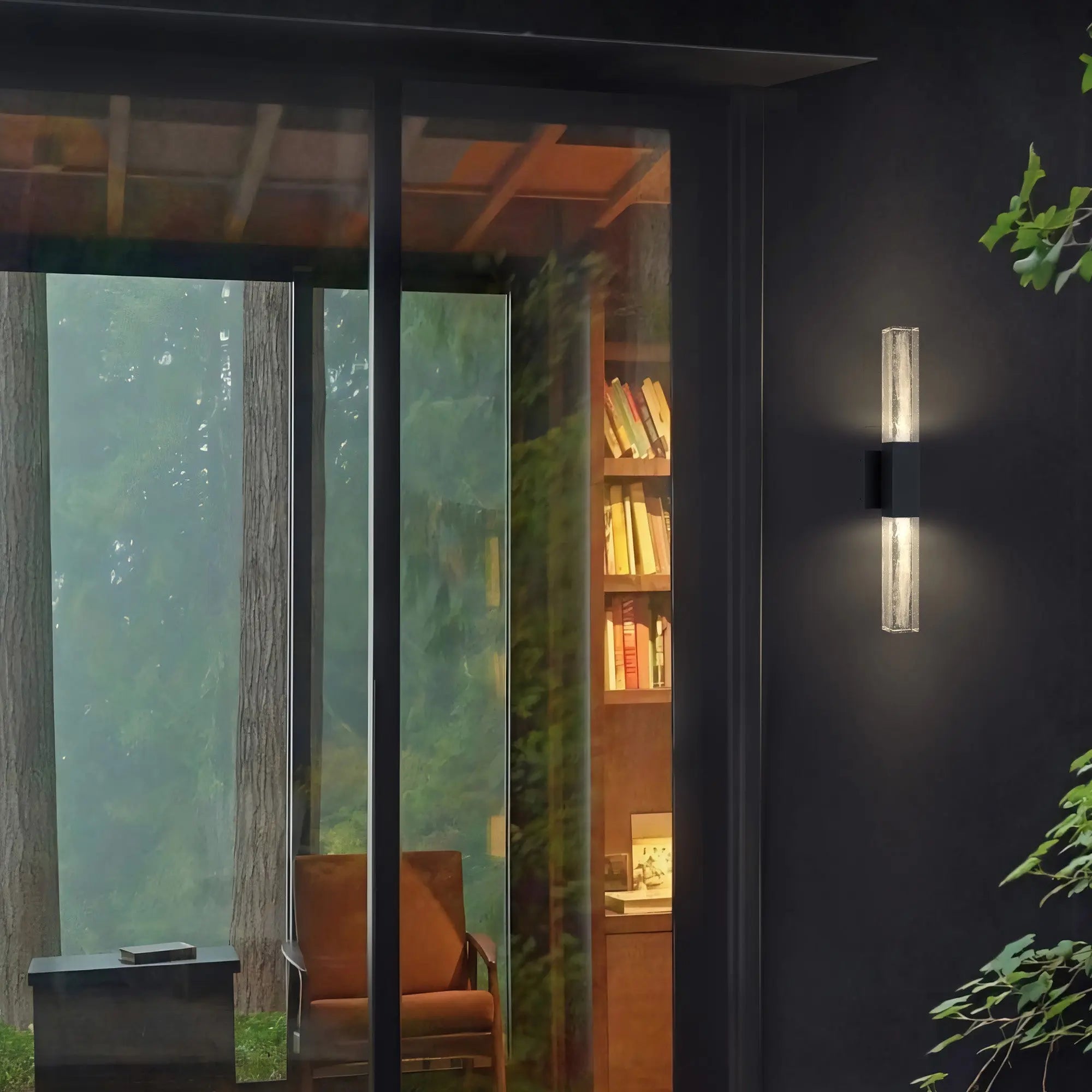Black Transparent LED Dimmable Outdoor Hanging Light Homeroots Outdoor