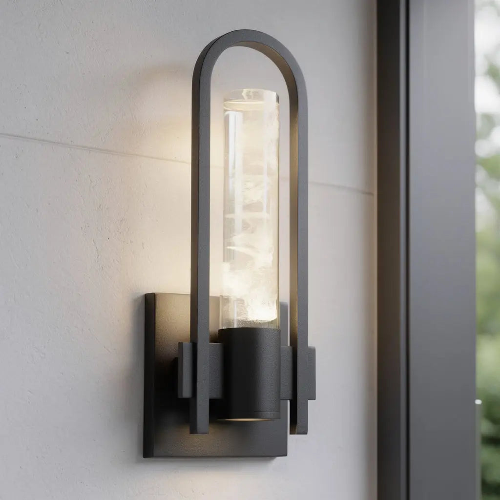 Black Transparent LED Dimmable Outdoor Hanging Light Homeroots Outdoor