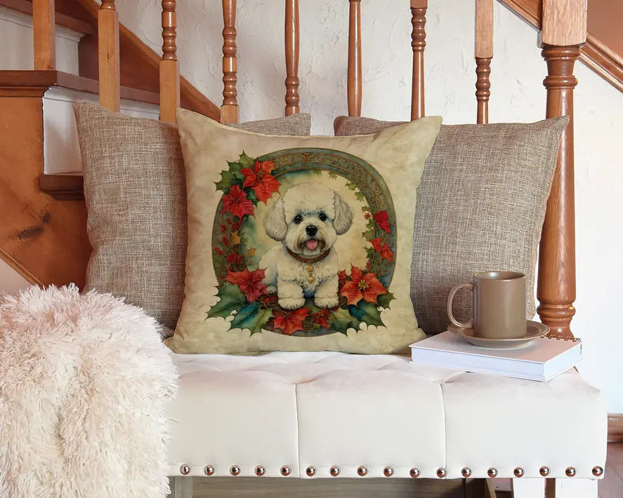 Black and Tan Coonhound Christmas Flowers Pair of Pot Holders Caroline's Treasures