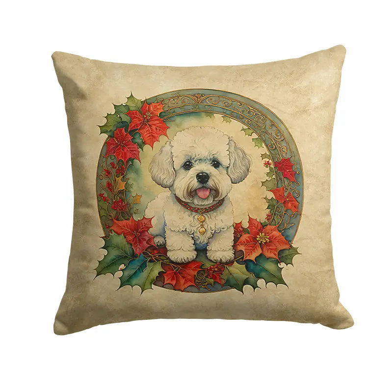 Black and Tan Coonhound Christmas Flowers Pair of Pot Holders Caroline's Treasures