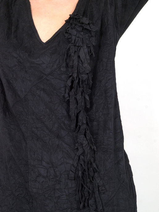 Black long  sleeve  tunic Raul E New York