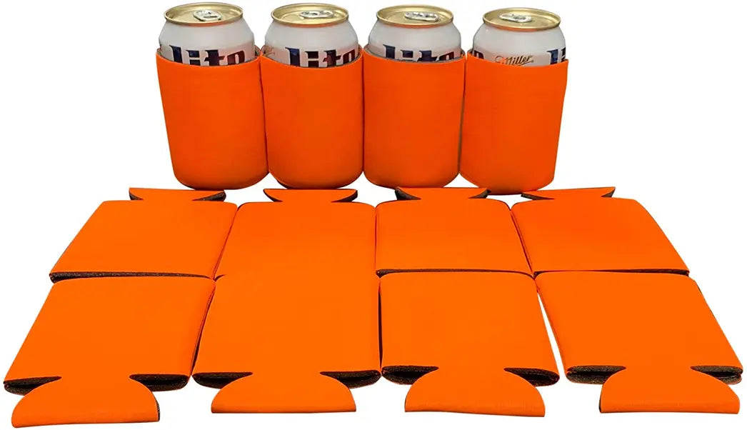 Blank Beer Can Cooler Sleeves, Plain Collapsible Soda Cover Coolies Kool Products