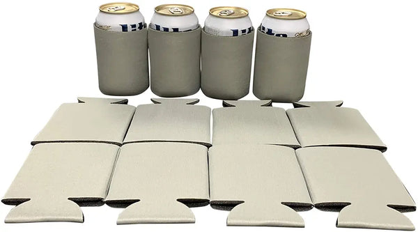 Blank Beer Can Cooler Sleeves, Plain Collapsible Soda Cover Coolies Kool Products