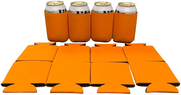 Blank Beer Can Cooler Sleeves, Plain Collapsible Soda Cover Coolies Kool Products