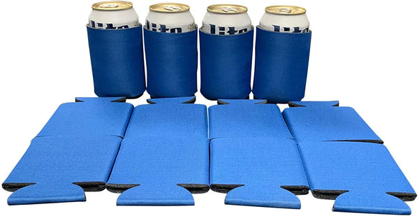 Blank Beer Can Cooler Sleeves, Plain Collapsible Soda Cover Coolies Kool Products