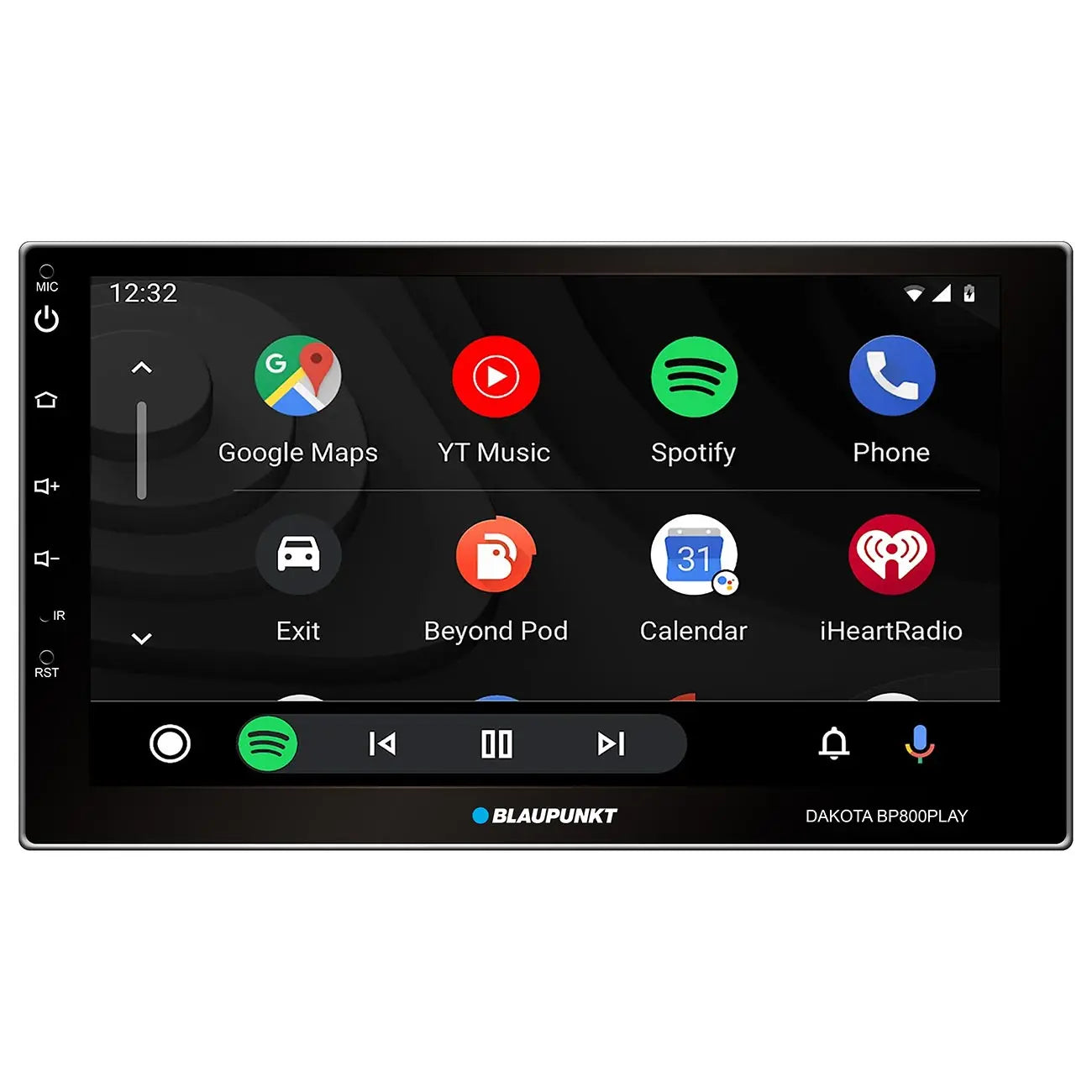 Blaupunkt 7” Double Din Mechless Fixed Face Touchscreen Receiver With Mirrorlink Android Auto/apple Blaupunkt