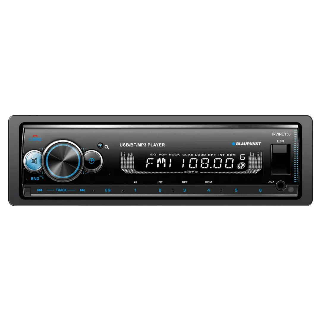 Blaupunkt Detachable Face Mechless Am/fm Receiver With Bluetooth Usb/sd Inputs & Remote Blaupunkt