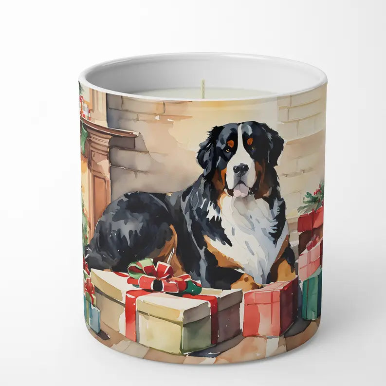 Bloodhound Cozy Christmas Decorative Soy Candle Caroline's Treasures