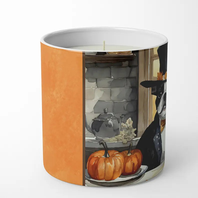 Bloodhound Fall Kitchen Pumpkins Decorative Soy Candle Caroline's Treasures