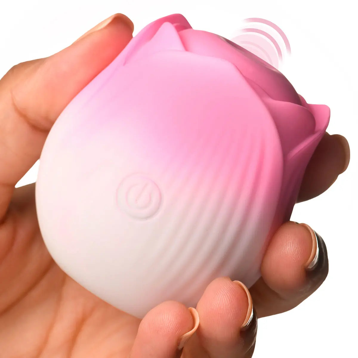 Bloomgasm Pulsing Petals Throbbing Rose Stimulator Pink - GreatEagleInc