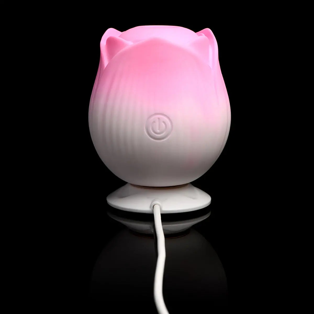 Bloomgasm Pulsing Petals Throbbing Rose Stimulator Pink - GreatEagleInc