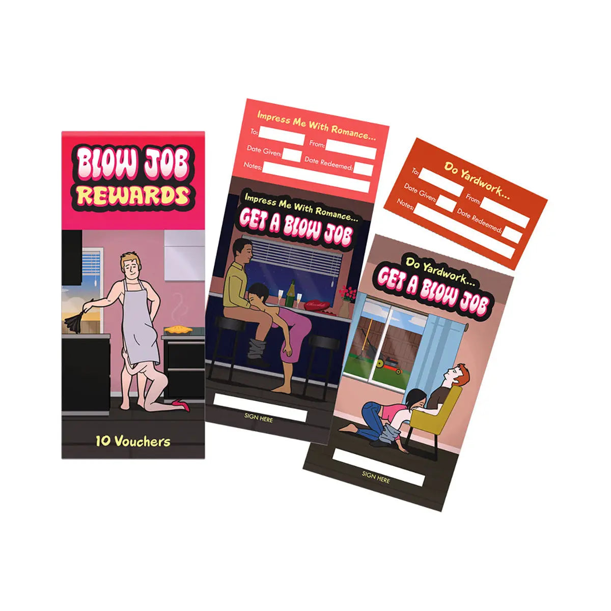 Blow Job Rewards Vouchers 10pk - GreatEagleInc