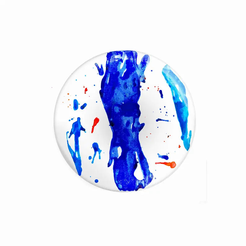 Blue Art Melamine Dessert Plate / Set of 4 Monique Store