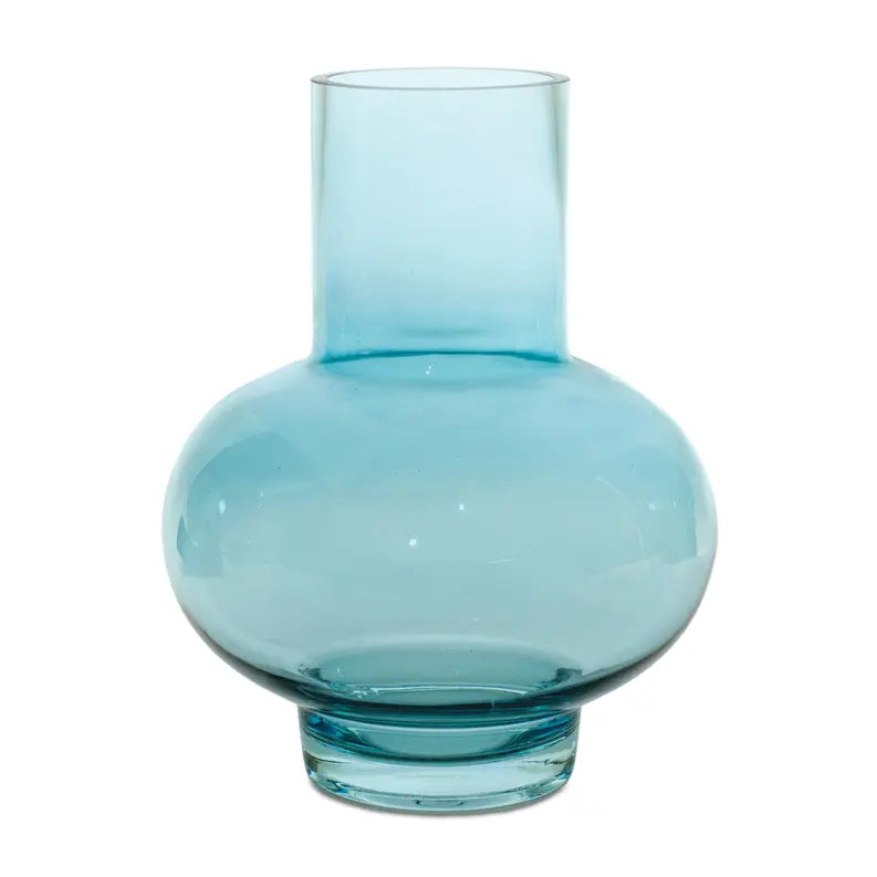 Blue Glass Vase Melrose International