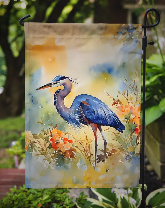 Blue Heron Garden Flag Caroline's Treasures